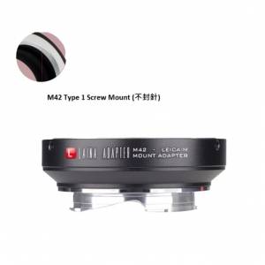 M42 Type 1 Screw Mount To Leica M Mount Rangefinder Cameras with Leica 6-Bit M-C