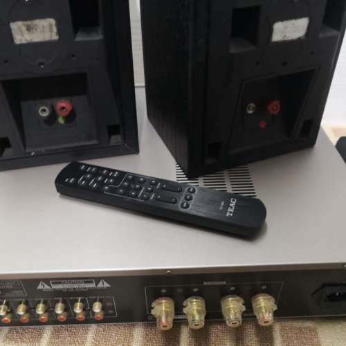 teac ai-2610合拼機+mission731喇叭一套搬遷平售$1500  85%新