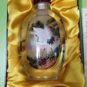 全新手藝仙鶴內壁畫15cm鼻煙壺New handmade inside painting snuff bottle