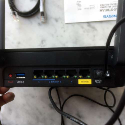 $200 100% Work LINKSYS Max-Stream EA8300 AC2200 雙核三頻Gigabit無線 路由器 特...