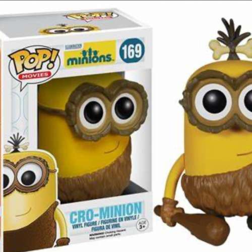 全新minions 小黃人壞蛋掌門人funko pop 車內模型野人大眼仔new eye matie  cro mi...