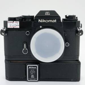 98% New Nikomat	EL 連Auto Winder AW-1 菲林相機, 深水埗門市可購買