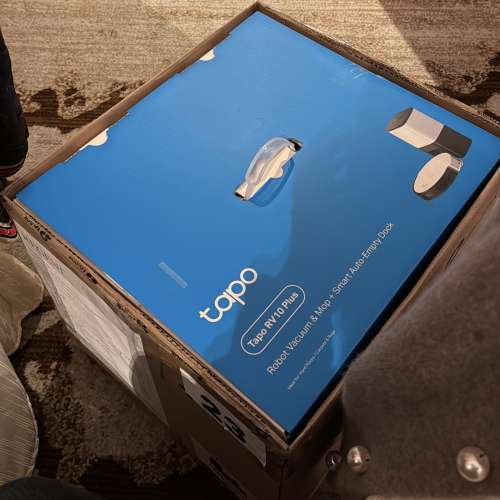 100%全新Tapo RV10 Plus 自動集塵掃地機械人(掃拖二合一)【香港行貨】