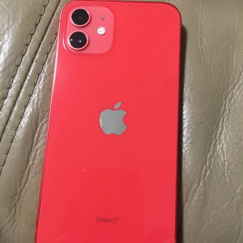 iPhone12港版128GB紅色電池85%