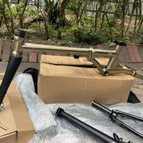 風行 GUST FGD 碟剎 16吋 305/ 349 鉻鉬鋼 折叠車架(客人另配上 SILVEROCK 349 碳纖...