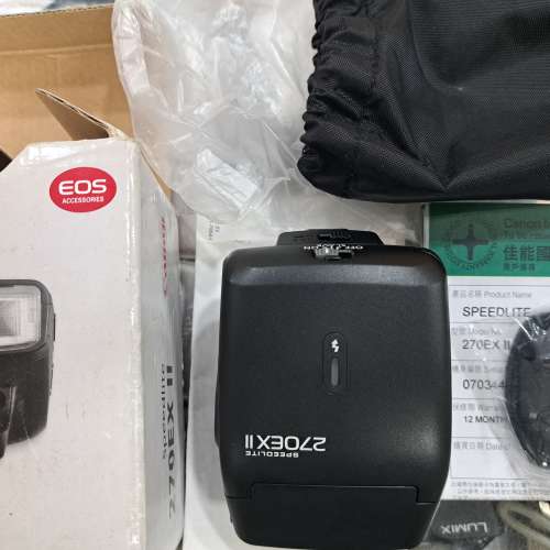 近全新 Canon Speedlite 270EX II 閃光燈