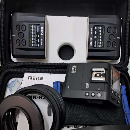 全新 MEIKE TTL 微距燈 牙醫閃光燈 MK-MT24 N for nikon d850 macro flash 珠寶 動植...