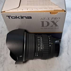 Tokina AT-X 116 PRO DX AF 11-16mm F2.8 F Mount Nikon