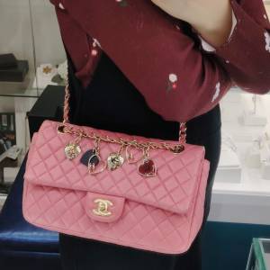 💖Chanel情人節版中號Classic Flap Bag💖