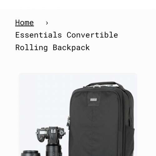 think tank 可背拉杆攝影包