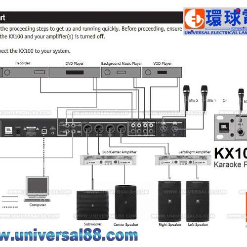 KX100 JBL卡啦ok效果器