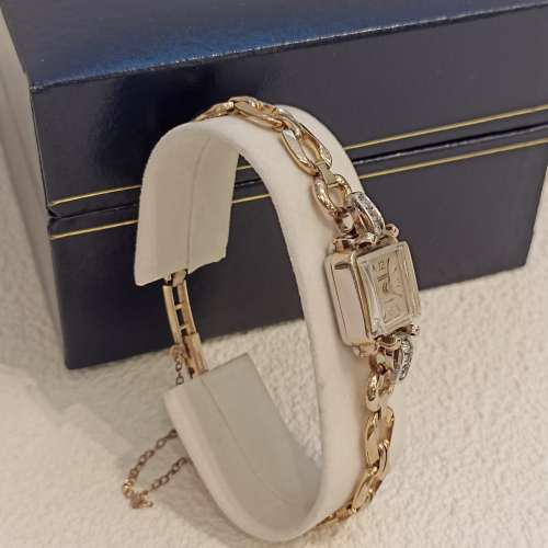 🫶⌚#議價請移玉步🌟no bargain 😎Vintage 「SILVANA」14*14mm (W11965)  上鏈MW淨...