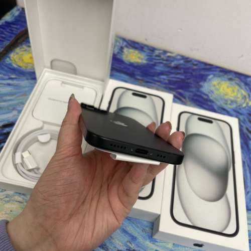 🥰電子之家，Apple iPhone專家🥰Apple iPhone 15/香港行貨/128gb/全新機/🖤百搭黑...