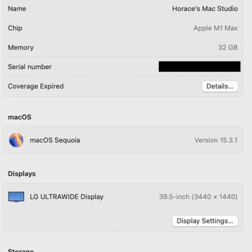 Mac Studio M1 Max 32GB 1TB + USB Hub