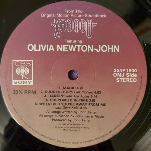 💥黑膠唱片💥From The Original Motion Picture Soundtrack - XANADU (1980 Hong K...
