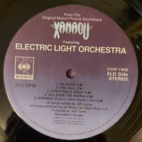 💥黑膠唱片💥From The Original Motion Picture Soundtrack - XANADU (1980 Hong K...
