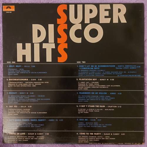 💥黑膠唱片💥Super Disco Hits (1977 Hong Kong)