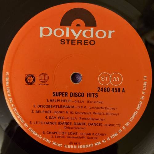 💥黑膠唱片💥Super Disco Hits (1977 Hong Kong)