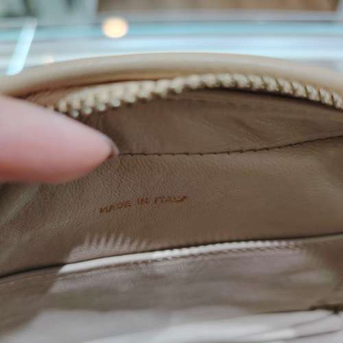 CHANEL金球流蘇花鍊米色相機包 Tassel Camera Bag Beige Color