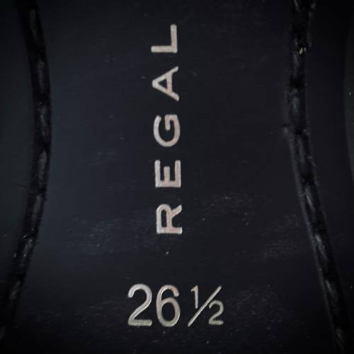 [原1500]Regal日本原廠德比鞋黑色皮鞋24EL-BL Dress Shoe