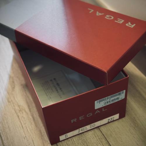 [原1500]Regal日本原廠德比鞋黑色皮鞋24EL-BL Dress Shoe