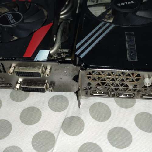 兩張壞顯示卡 ASUS GTX760 2GB  Zotac GTX1060 3GB