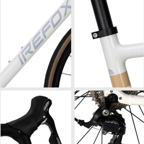 2023 新款 IREFOX Sora 18速 碟剎鋁合金公路車 送水架前後蛙燈