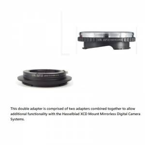 LAINA  Double Adapter, Nikon S External Bayonet And LM To Hasselblad XCD  組合...