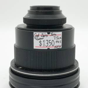 99% New Carl Zeiss Tessar Jena 7.5cm F4.5, 深水埗門市可購買
