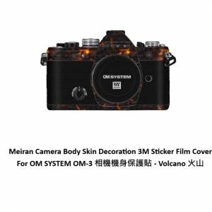 Meiran Camera Body Skin Decoration 3M Sticker Film Cover For OM SYSTEM OM-3 相...