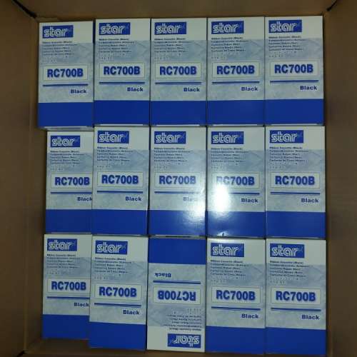 ($30有60盒）全新未使用Star RC700B 色帶