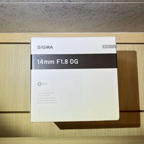 Sigma 14mm F1.8 DG（合Canon）