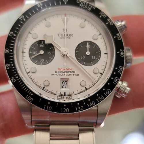 Tudor Black Bay Chronograph 41mm 鋼帶白面 (97% New)