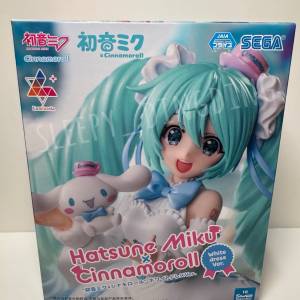 日本帶回 日版 Sega 初音未來 x 玉桂狗 Cinnamoroll 禮服 White Dress ver. 全新 ...