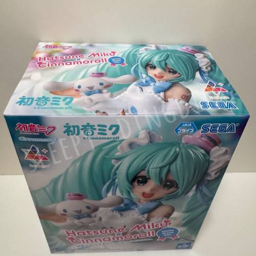 日本帶回 日版 Sega 初音未來 x 玉桂狗 Cinnamoroll 禮服 White Dress ver. 全新 ...