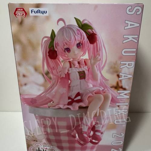 日本帶回 日本正版 Furyu 櫻初音 初音未來 2025 杯麵蓋 杯麵壓 全新 只限順豐到付