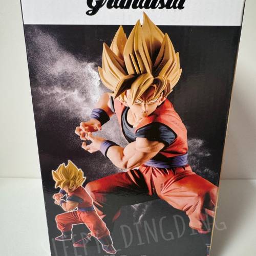 日本帶回 日版金證 Bandai Namco Banpresto Grandista 龍珠Z 超級撒亞人 孫悟空 So...