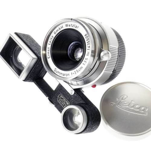 Ernst Leitz GmbH Wetzlar Summaron 35mm f3.5 Lens w/ viewfinder