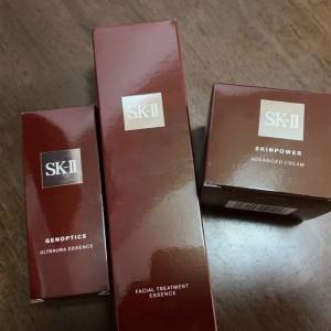 sk2/sk-II神仙水230ml/大紅瓶能量面霜80g/小燈泡美白淡斑精華50ml