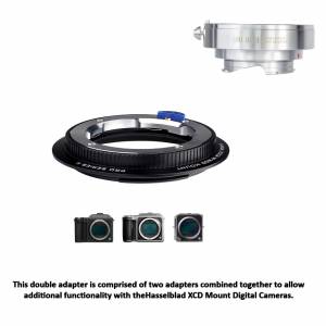 LAINA Double Adapter, Canon EOS  Lens And Leica M To Hasselblad XCD 組合金屬接環