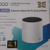 100% 全新 TP-Link Deco X55(1-pcs) AX3000 雙頻 Wifi6 Mesh Router Mesh 路由器