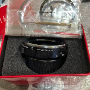LAINA Mount Adaptor With Focus Coupling For Nikon F Mount D/SLR Lens To Leica M