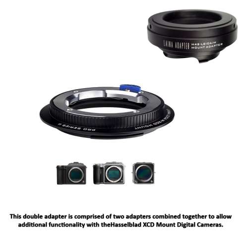 LAINA M42 Screw SLR Lens And Leica M To Hasselblad XCD Mount Adaptor 組合金屬接...