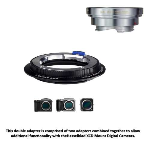 LAINA M42 Screw SLR And Leica M To Hasselblad XCD Mount Adaptor - Brass