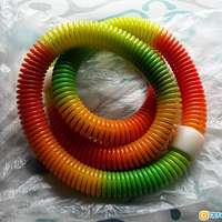 全新七彩軟式呼啦圈 彈簧呼啦圈 拉力器