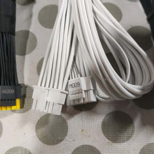 PCIe 5.0 GPU 電源線,16AWG ATX 3.0 12VHPWR PCI-E 電纜,600W 16pin (12+4) 公對公
