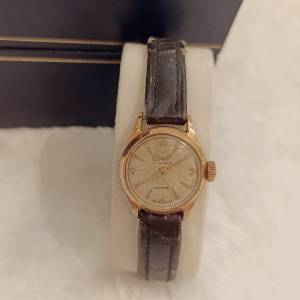 😜議價請移玉步No Bargain 😍 Vintage  swiss made「ESNIT」17jewels water proof