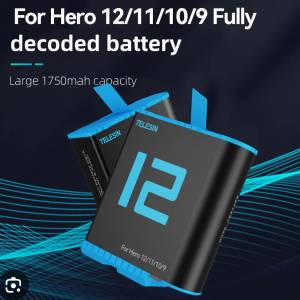 全新 GOPRO 9 10 11 12  電池