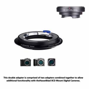 LAINA Rollei QBM And Leica M To Hasselblad XCD Mount Adaptor 組合金屬接環