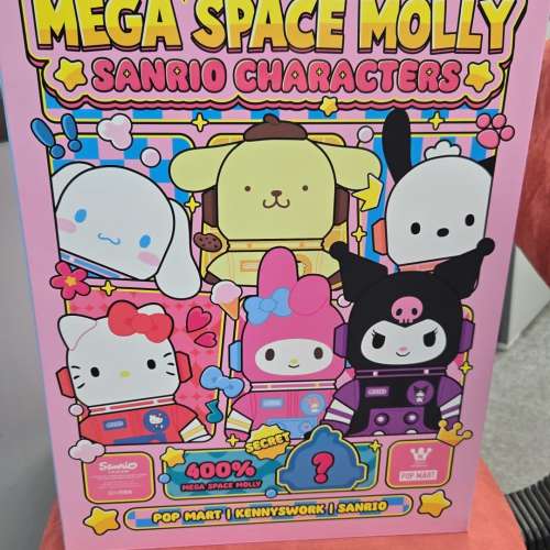 Pop Mart Space Molly Sanrio Characters 400% 布甸狗 玉桂狗